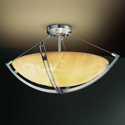 18'' Semi-Flush Bowl w/ Crossbar (254|PNA-9711-35-BMBO-NCKL)