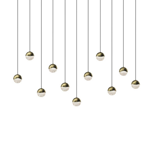 11-Light Small Rectangle LED Pendant (107|2922.14-SML)