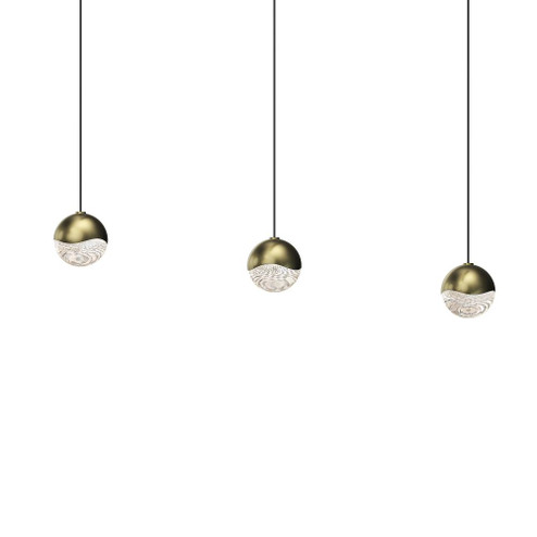 3-Light Rectangle Small LED Pendant (107|2920.14-SML)