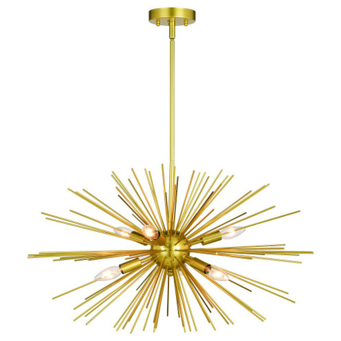 Nikko 26-in. 6 Light Pendant Gold (51|P0366)