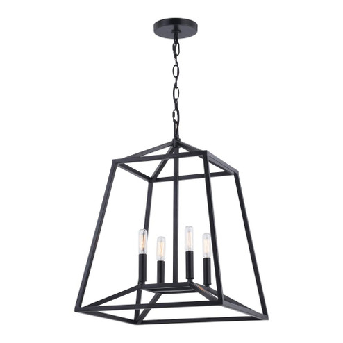 Hayes 16 in. W 4 Light Pendant Black (51|P0310)