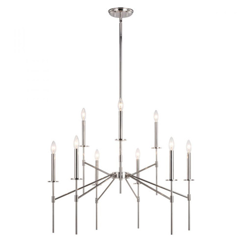 Kedzie 9 Light Chandelier Polished Nickel (51|H0260)