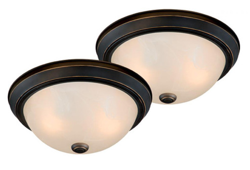 Twin Pack 13-in Flush Mount Ceiling Light Oil Rubbed Bronze (2 pack) (51|CC45313OR)