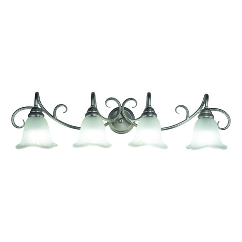 Bella 4 Light Brushed Nickel Bathroom Vanity Fixture (51|BL-VLD004BN)