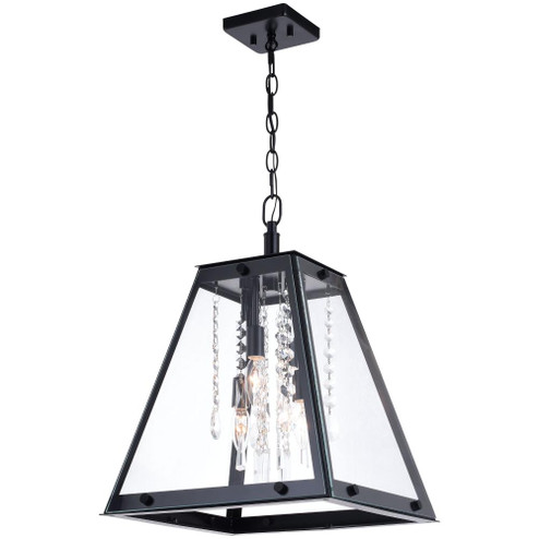 Tremont 15 in. W 4 Light Pendant Matte Black (51|P0323)