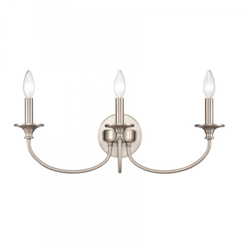 Cecil 22'' Wide 3-Light Vanity Light - Brushed Nickel (91|89742/3)