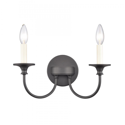 Cecil 14'' Wide 2-Light Vanity Light - Matte Black (91|89731/2)