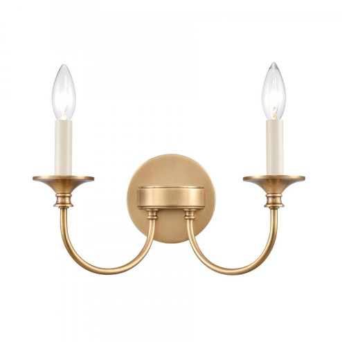 Cecil 14'' Wide 2-Light Vanity Light - Natural Brass (91|89721/2)