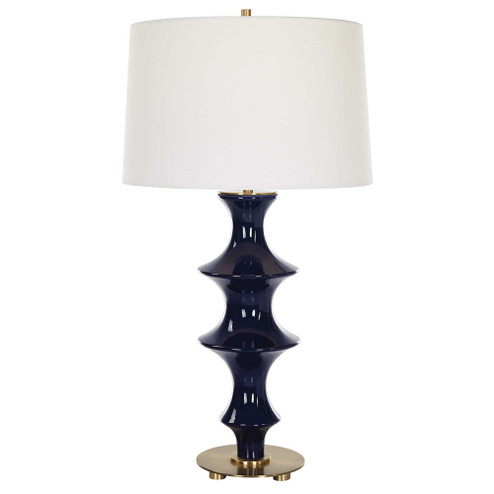 Uttermost Coil Sculpted Blue Table Lamp (85|30196)