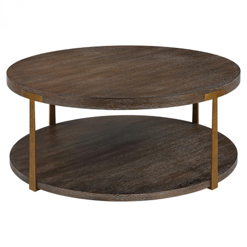 Uttermost Palisade Round Wood Coffee Table (85|25555)
