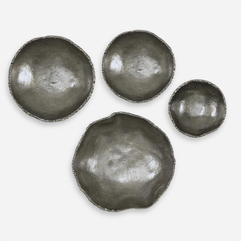 Uttermost Lucky Coins Nickel Wall Decor Set/4 (85|04344)