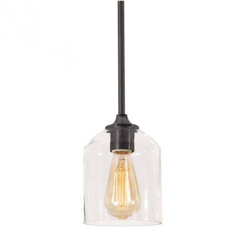 William 6'' Pendant Medium Base BK (1|WMMP06MBBK)