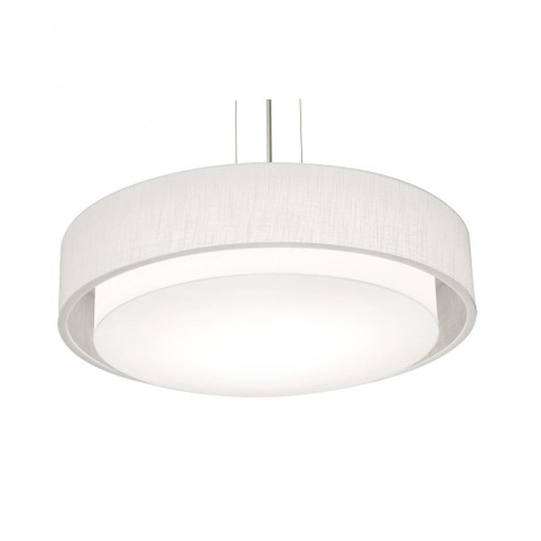 Sanibel 23'' Med Base Pendant - BK and LW (1|SAP2332MBBK-LW)