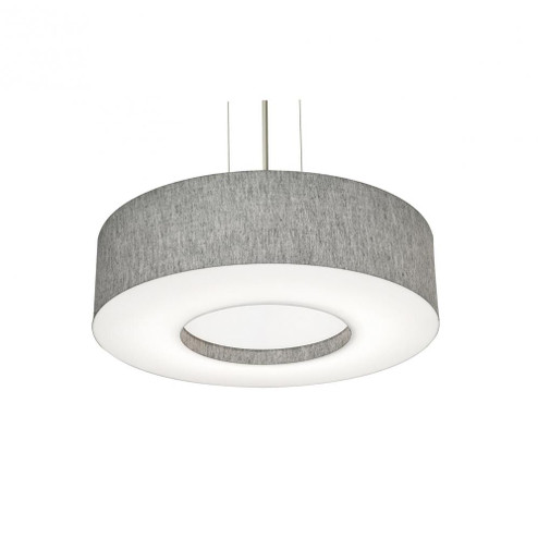 Montclair 19'' LED Pendant - 18W 120-277V,BK w/ GY (1|MCP1932LAJUDBK-GY)