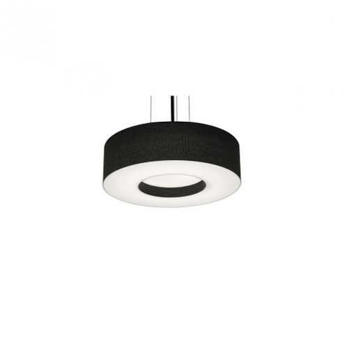 Montclair 12'' Med Base Pendant - BK w/ BK (1|MCP1214MBBK-BK)