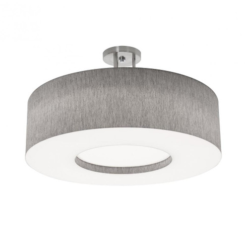 Montclair 24'' LED Ceiling,120-277V,5 CCT,SN w/ GY (1|MCF2432L5AJUD-GYSF)