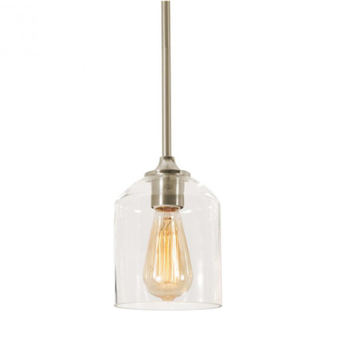 William 6'' Pendant Medium Base SN (1|WMMP06MBSN)