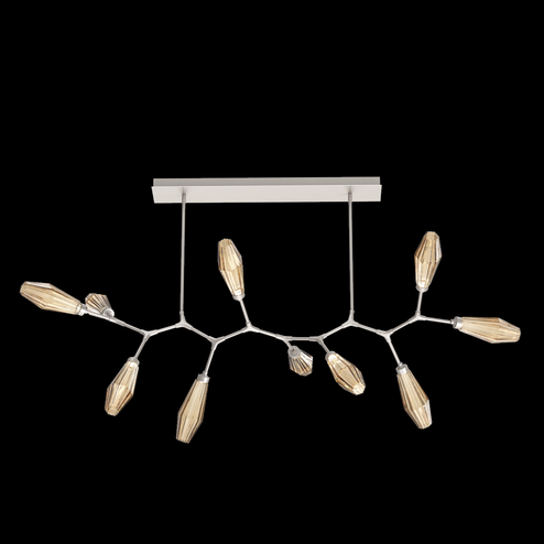 Aalto 10pc Branch-Beige Silver-Optic Rib Blown Glass (1289|PLB0049-BC-BS-RB-001-L1)