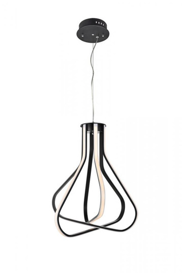 Dahlia 3 light in Black Pendant (758|5105D18BK)