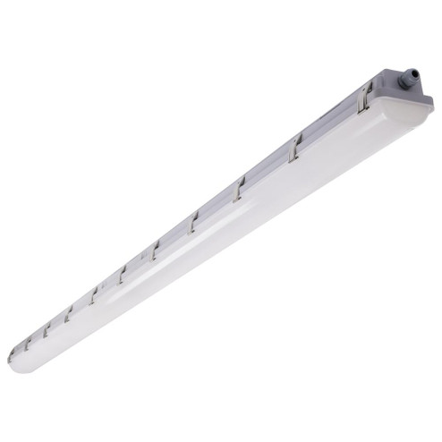 8 Foot; Vapor Proof Linear Fixture with Integrated Microwave Sensor; CCT & Wattage Selectable; IP65 (81|65/825R1)