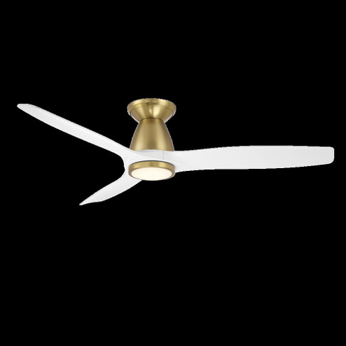 Skylark Flush Mount Ceiling Fan (7200|FH-W2202-54L-SB/MW)