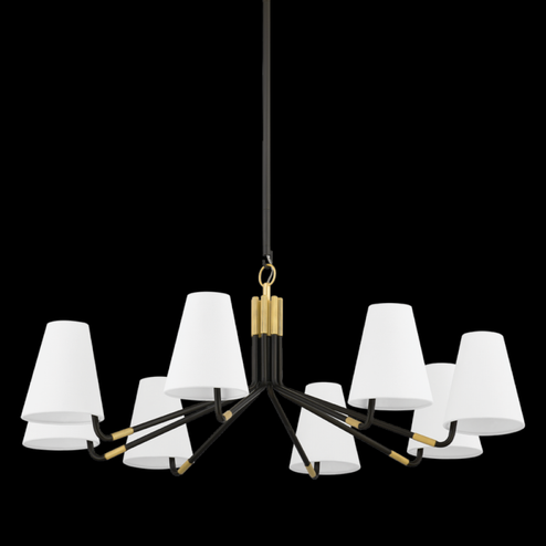 8 LIGHT CHANDELIER (57|6640-AGB/DB)