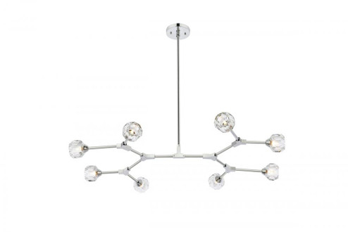 Zayne 8 Light Pendant in Chrome (758|3508D45C)