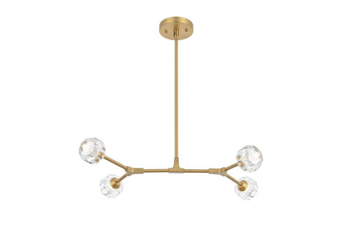 Zayne 4 Light Pendant in Gold (758|3508D30G)