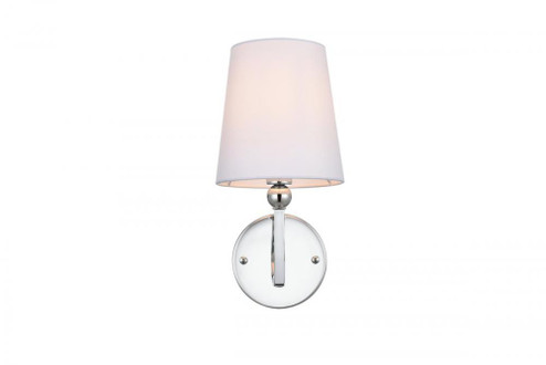 Colson 1 light Chrome and Clear Bath Sconce (758|LD7322W6CH)