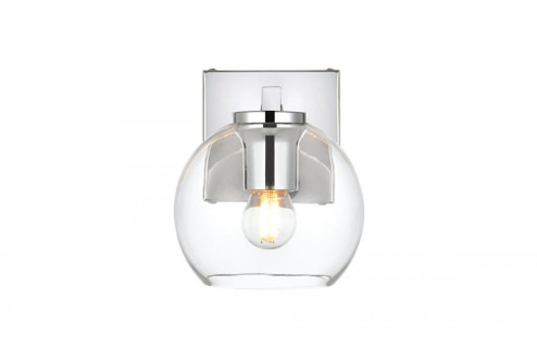 Juelz 1 light Chrome and Clear Bath Sconce (758|LD7311W6CH)