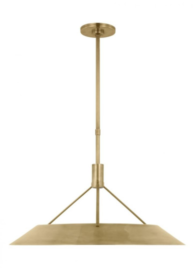 Sean Lavin Sospeso 1-light dimmable LED extra large pendant with natural brass finish (7355|SLPD26727NB)