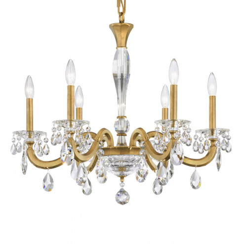 San Marco 6 Light 120V Chandelier in Antique Silver with Clear Radiance Crystal (168|S8606N-48R)