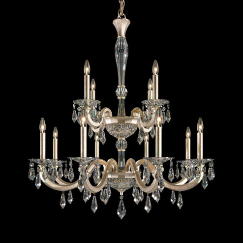 Napoli 12 Light 120V Chandelier in Black with Clear Radiance Crystal (168|S7612N-51R)