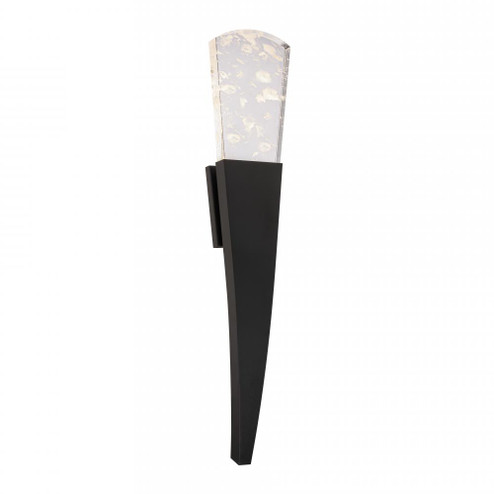 Embrace 34IN LED 3000K/3500K/4000K 120V-277V Wall Sconce in Aged Brass with Optic Haze Quartz (168|S4833-700OH)