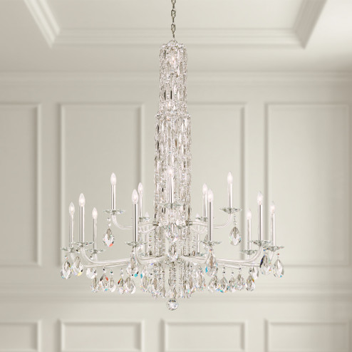 Siena 17 Light 120V Chandelier (No Spikes) in Black with Clear Radiance Crystal (168|RS84151N-51R)