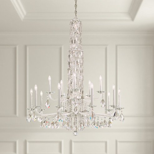 Siena 17 Light 120V Chandelier (No Spikes) in Polished Stainless Steel with Clear Radiance Crystal (168|RS84151N-401R)