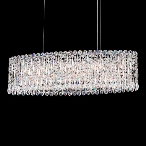 Sarella 12 Light 120V Linear Pendant in Black with Clear Radiance Crystal (168|RS8340N-51R)