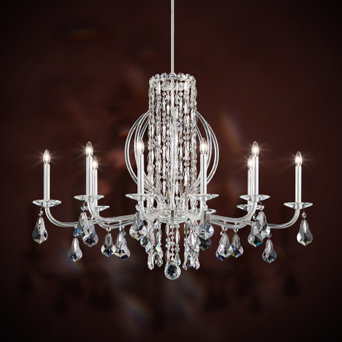 Siena 10 Light 120V Chandelier in Black with Clear Radiance Crystal (168|RS8310N-51R)