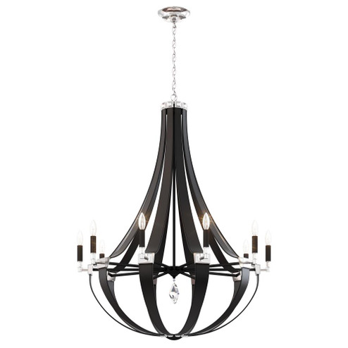 Crystal Empire 10 Light 120V Chandelier in Grizzly Black with Radiance Crystal (168|CY1010N-LB1R)