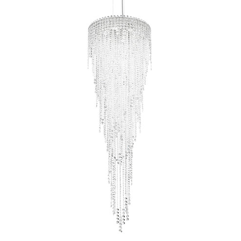 Chantant 6 Light 120V Pendant in Polished Stainless Steel with Clear Optic Crystal (168|CH2413N-401O)