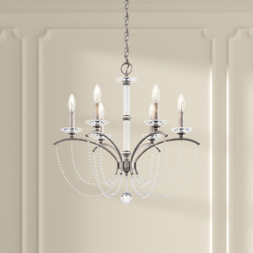 Priscilla 6 Light 120V Chandelier in Heirloom Gold with Clear Optic Crystal (168|BC7106N-22O)