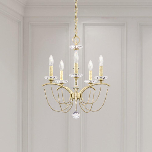 Priscilla 5 Light 120V Chandelier in Black with Clear Optic Crystal (168|BC7105N-51O)