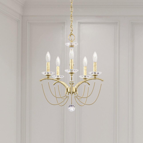 Priscilla 5 Light 120V Chandelier in Heirloom Gold with Clear Optic Crystal (168|BC7105N-22O)