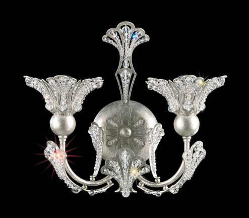 Rivendell 2 Light 120V Wall Sconce in Antique Silver with Clear Radiance Crystal (168|7855-48R)