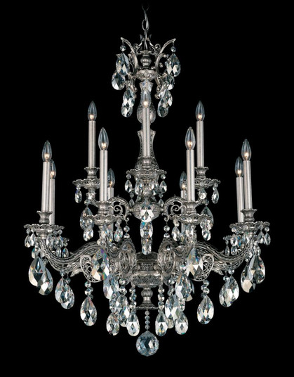 Milano 12 Light 120V Chandelier in Etruscan Gold with Clear Radiance Crystal (168|5683-23R)