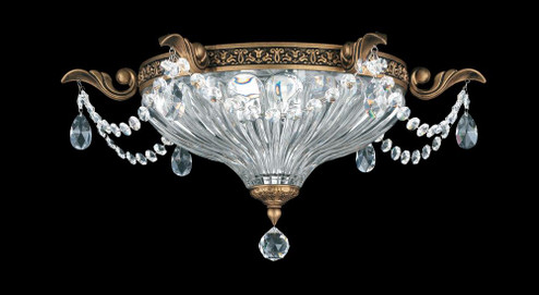Milano 2 Light 120V Flush Mount in French Gold with Clear Radiance Crystal (168|5633-26R)