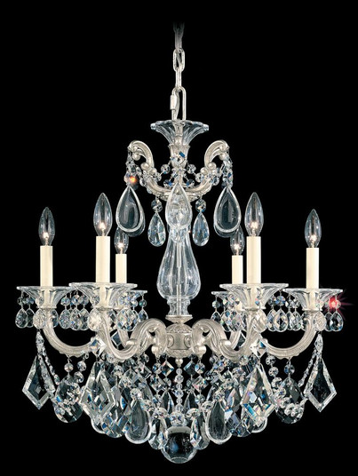 La Scala 6 Light 120V Chandelier in Parchment Gold with Clear Radiance Crystal (168|5072-27R)