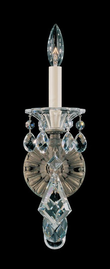 La Scala 1 Light 120V Wall Sconce in Antique Silver with Clear Radiance Crystal (168|5000-48R)