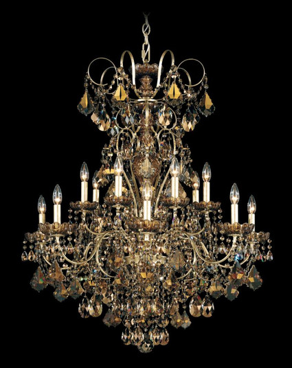 New Orleans 14 Light 120V Chandelier in Black Pearl with Clear Radiance Crystal (168|3658-49R)