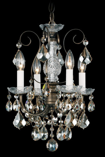 New Orleans 4 Light 120V Chandelier in Antique Silver with Clear Radiance Crystal (168|3648-48R)